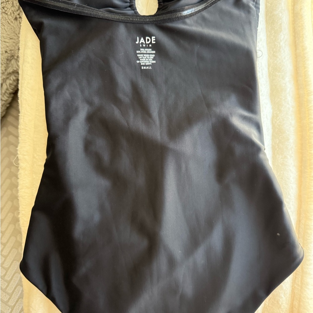 Jade Black One-Piece Swimsuit